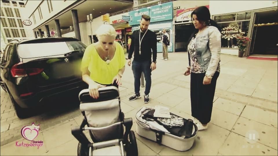 Joolz stroller in the TV show with Daniela Katzenberger on RTL II